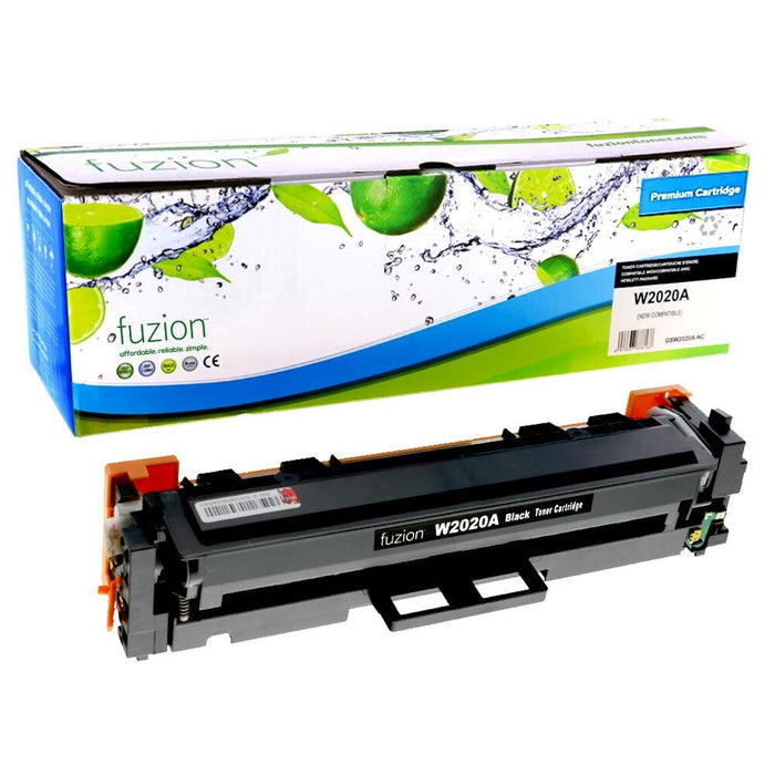 Black cartridge included in Fuzion 414A CMYK Toner Set for Colour LaserJet Enterprise M455dn (4-Pack)