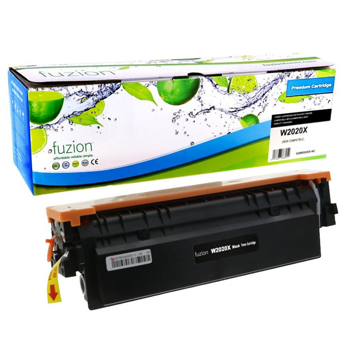 Black cartridge included in Fuzion High Yield 414X CMYK Toner Set for Colour LaserJet Enterprise M455dn (4-Pack)