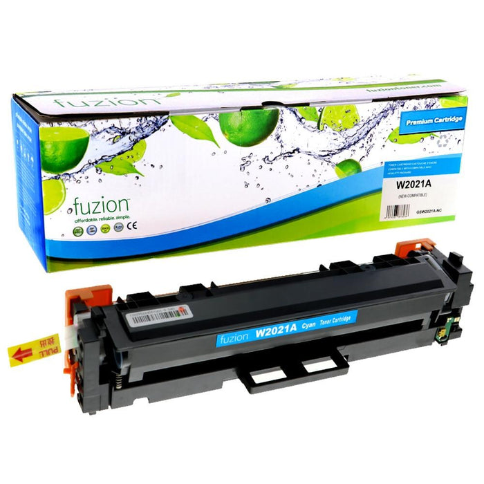 Cyan cartridge included in Fuzion 414A CMYK Toner Set for Colour LaserJet Enterprise M455dn (4-Pack)