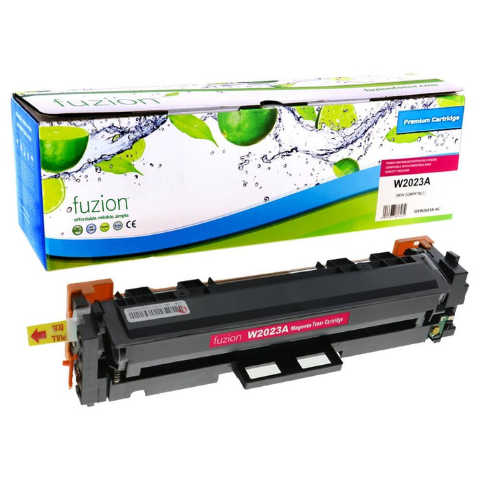 Magenta cartridge included in Fuzion 414A CMYK Toner Set for Colour LaserJet Enterprise M455dn (4-Pack)