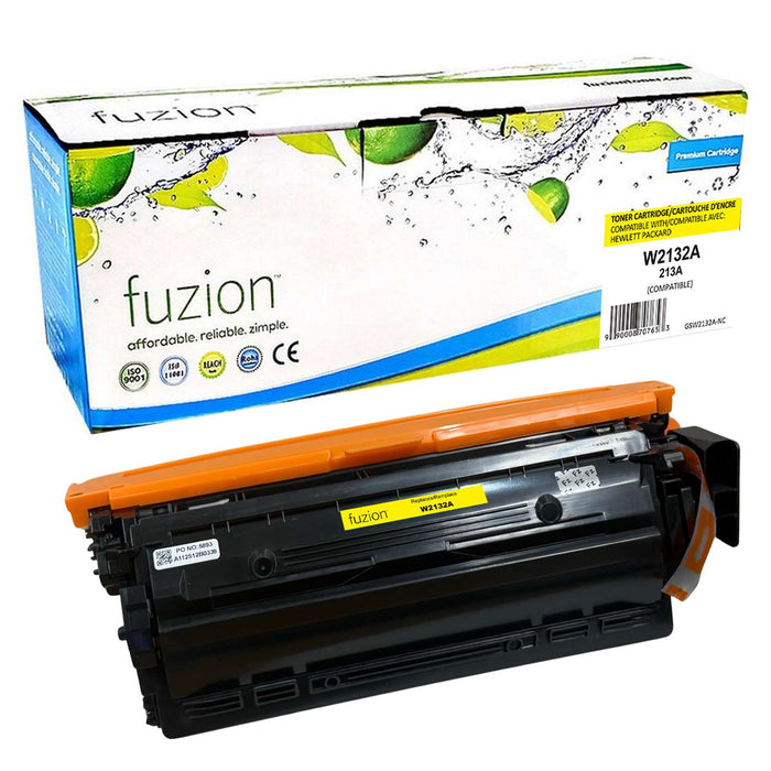 Fuzion Compatible Toner - Yellow for HP W2132A (213A)