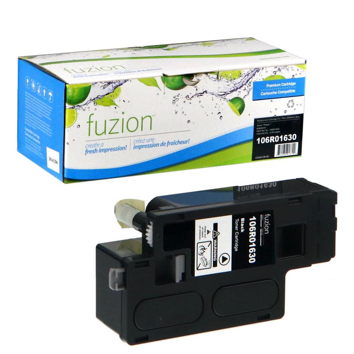 Black cartridge included in Fuzion 106R01630 CMYK Toner Set for Phaser 6000 (4-Pack)