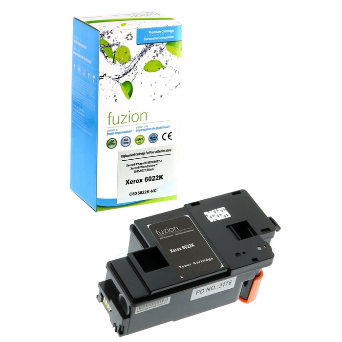 Black cartridge included in Fuzion 106R02759 CMYK Toner Set for Phaser 6020 (4-Pack)