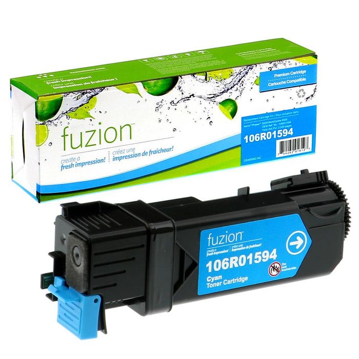 Cyan cartridge included in Fuzion 106R01597 CMYK Toner Set for Phaser 6500 (4-Pack)