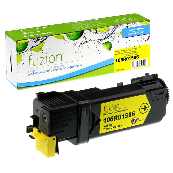 Yellow cartridge included in Fuzion 106R01597 CMYK Toner Set for Phaser 6500 (4-Pack)