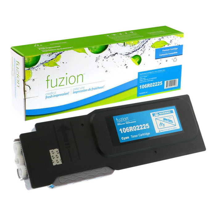 Cyan cartridge included in Fuzion 106R02228 CMYK Toner Set for Phaser 6600 (4-Pack)