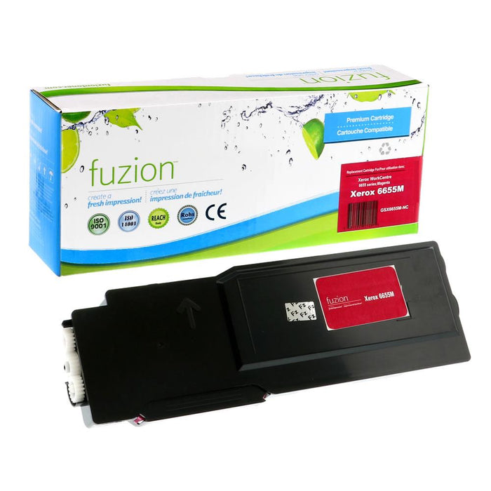 Magenta cartridge included in Fuzion 106R02747 CMYK Toner Set for Workcentre 6655 (4-Pack)