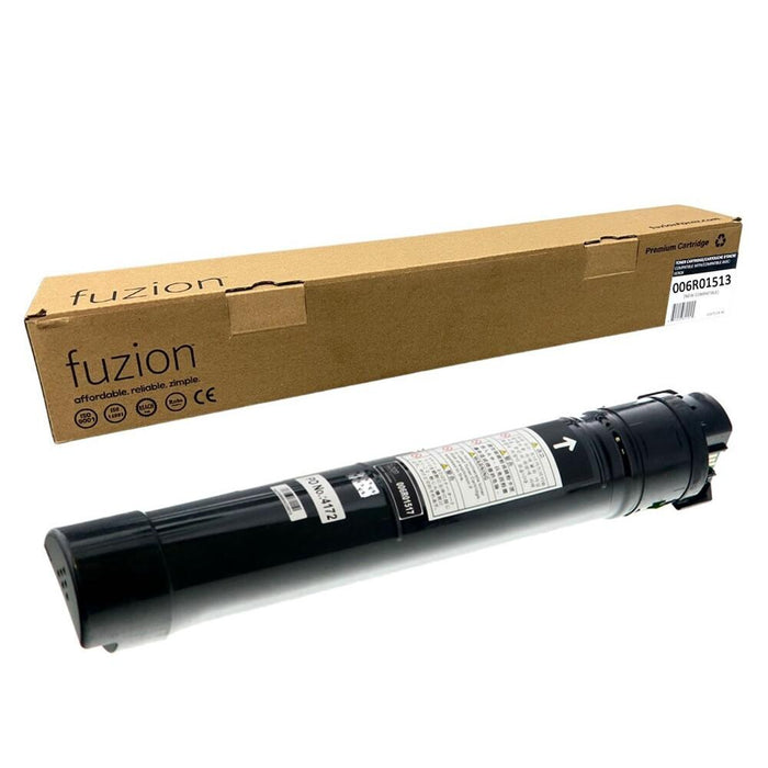 Black cartridge included in Fuzion 006R01513 CMYK Toner Set for WorkCentre 7525 (4-Pack)
