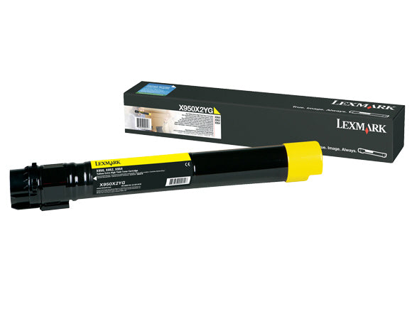 Lexmark X950X2YG Yellow Toner Cartridge