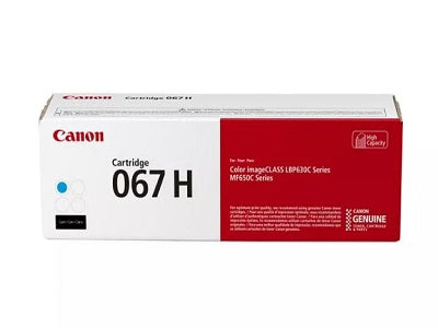 Canon 067 H Toner Cartridge - High Capacity Yield - Cyan