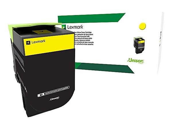 Lexmark 70C10Y0 Toner Cartridge (701Y), Yellow