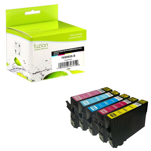 Fuzion Compatible Inket Combo - Cyan, Light Cyan, Magenta, Light Magenta, Yellow for Epson T099920-S