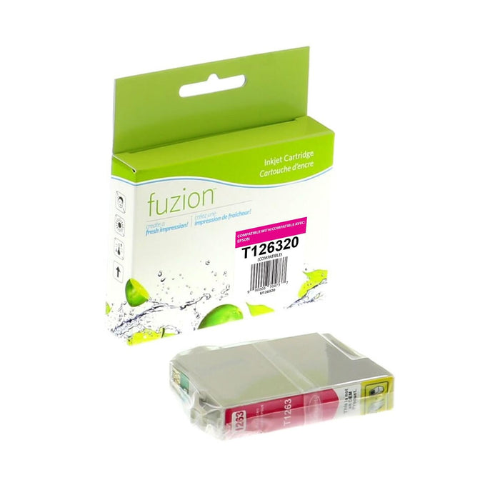 Magenta cartridge included in Fuzion High Yield T126120 CMYK Ink Set for Epson Stylus NX330 (4-Pack)