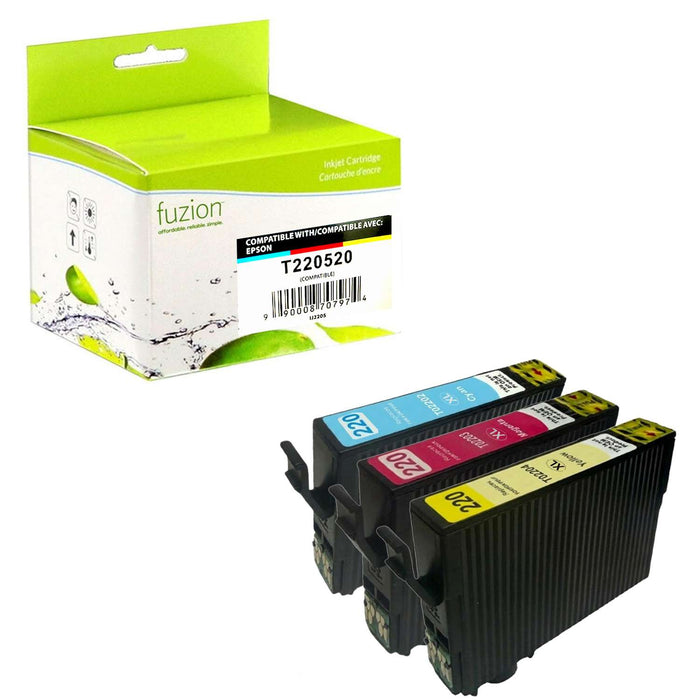 Fuzion Compatible Inkjets - C/M/Y for Epson T220520