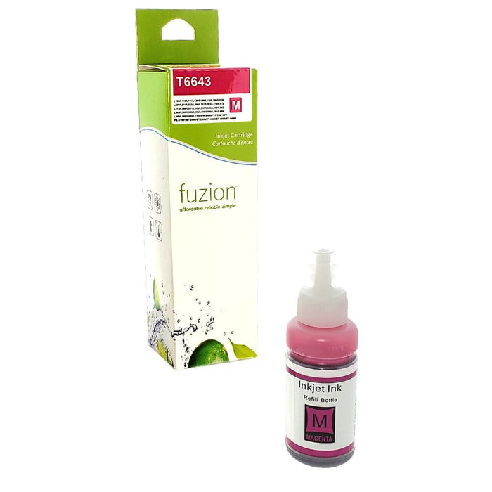 Magenta cartridge included in Fuzion T664120 CMYK Ink Set for Expression ET-2500 (4-Pack)