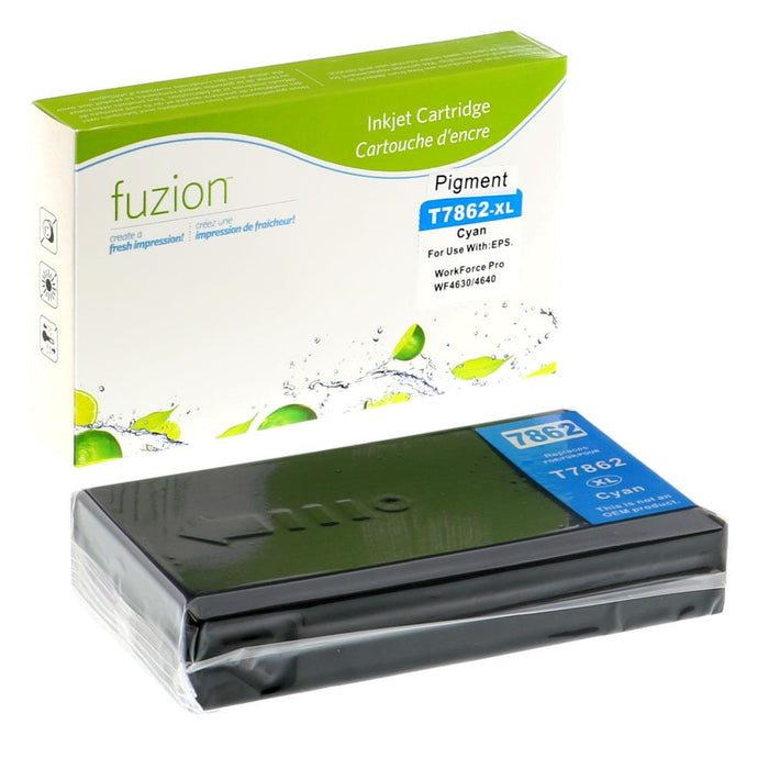 Cyan cartridge included in Fuzion T786XL120 CMYK Ink Set for Epson Workforce PRO 5190 Series (4-Pack)