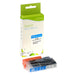 Cyan cartridge included in Fuzion #934XL CMYK Ink Set for HP Officejet 6812 (4-Pack)
