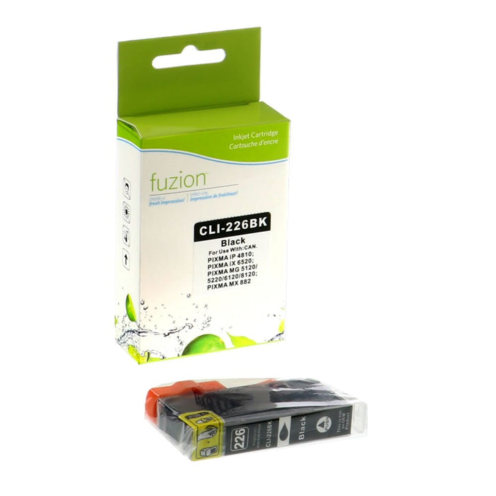 Black cartridge included in Fuzion CLI-226 CMYK Ink Set for PIXMA IP4820 (4-Pack)