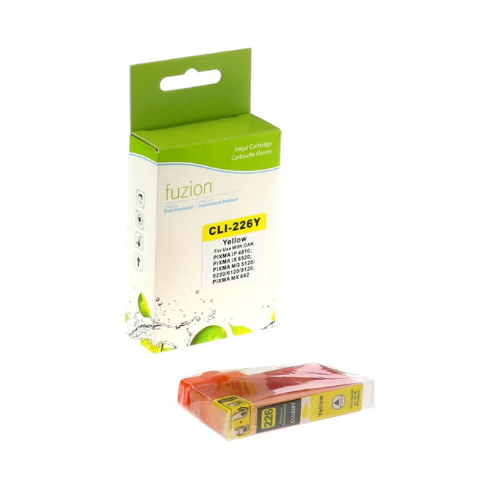 Yellow cartridge included in Fuzion CLI-226 CMYK Ink Set for PIXMA IP4820 (4-Pack)