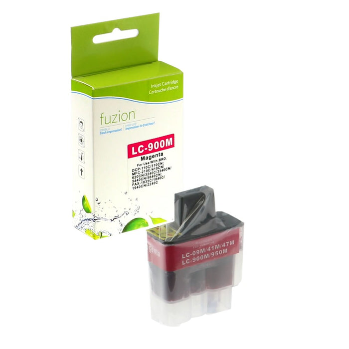 Magenta cartridge included in Fuzion LC41 CMYK Ink Set for Fax 1840C (4-Pack)