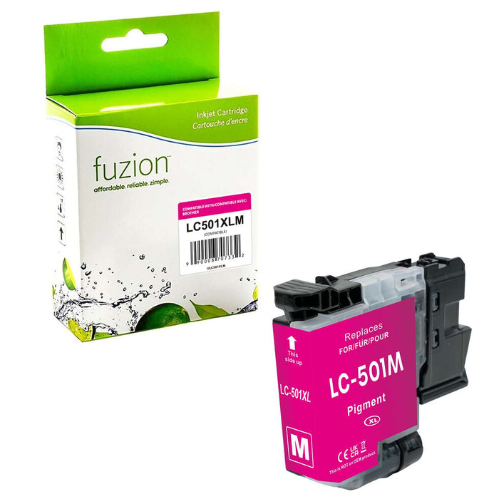 Fuzion Compatible Inkjet - Magenta for Brother LC501XLMS