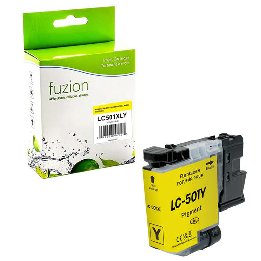 Fuzion Compatible Inkjet - Yellow for Brother LC501XLYS