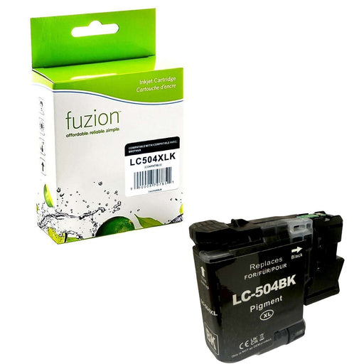 Fuzion Compatible Inkjet - Black for Brother LC504XLKS