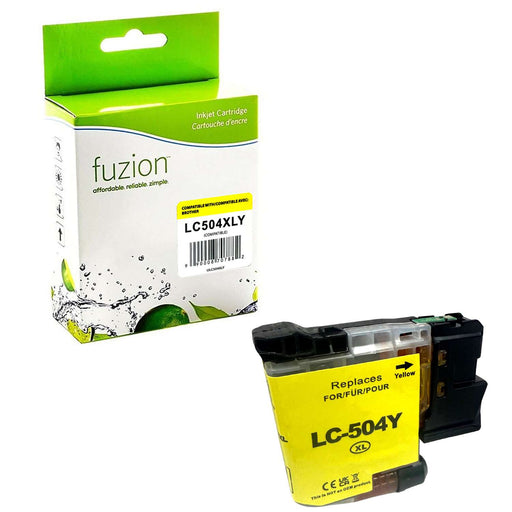 Fuzion Compatible Inkjet - Yellow for Brother LC504XLYS