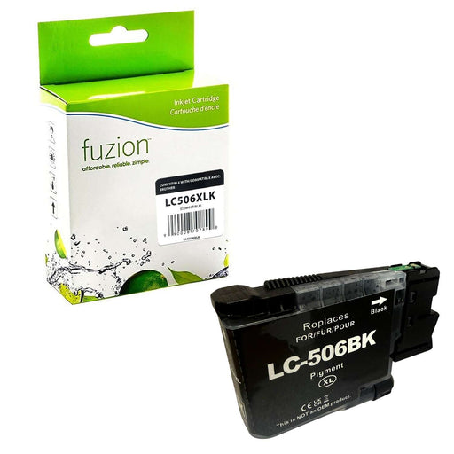 Fuzion Compatible Inkjet - Black for Brother LC506XLKS