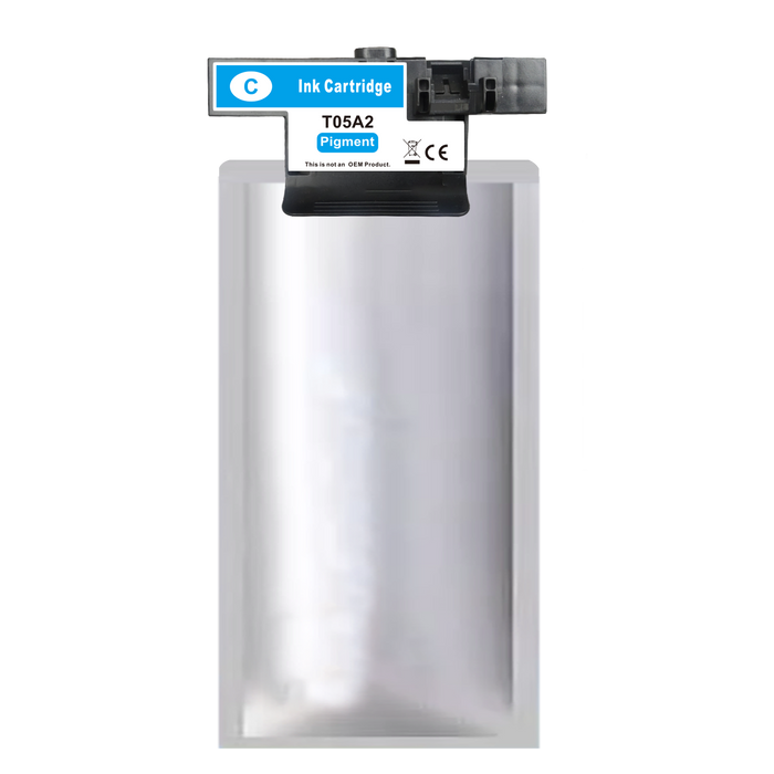 Cyan cartridge included in Fuzion High Yield T05A CMYK Ink Set for Workforce Pro WF-C878R (4-Pack)