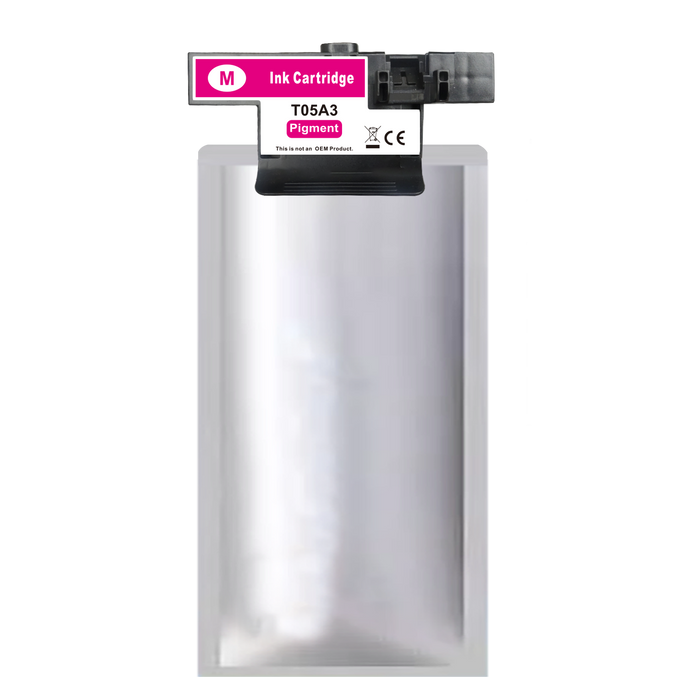 Magenta cartridge included in Fuzion High Yield T05A CMYK Ink Set for Workforce Pro WF-C878R (4-Pack)