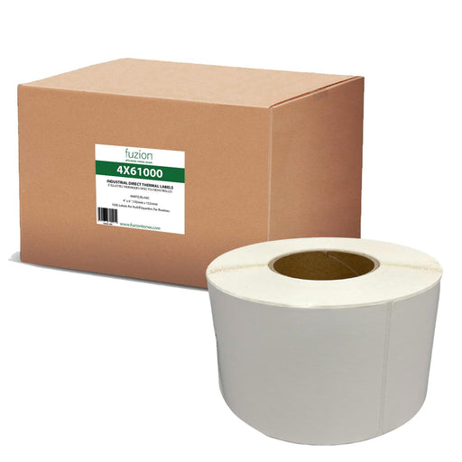 Industrial Direct Thermal Labels - 4" x 6" - White - 1000 Roll