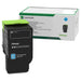 Lexmark 78C1XC0 Cyan Extra High Yield Return Program Toner Cartridge