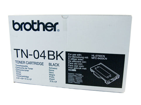 Genuine Brother TN-04BK Black Toner Cartridge