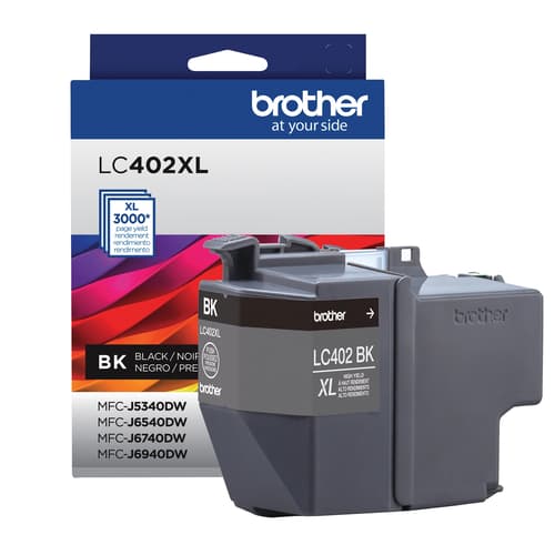 Brother LC402XLBKS high-yield black ink cartridge