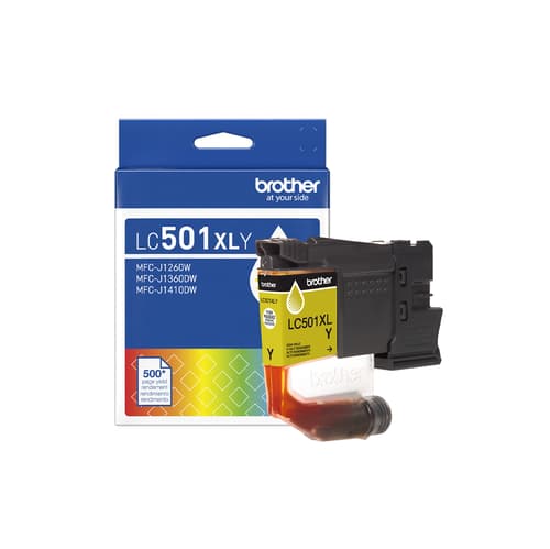 Brother LC501XLYS high-yield yellow ink cartridge