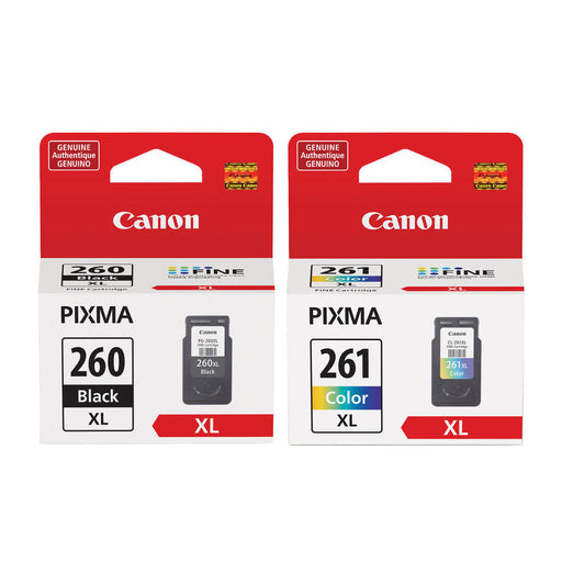 Canon PG-260XL CL-261XL Original Ink Cartridge Combo High Yield