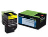 Lexmark 701HY Yellow Return Program Toner Cartridge, High Yield (70C1HY0)