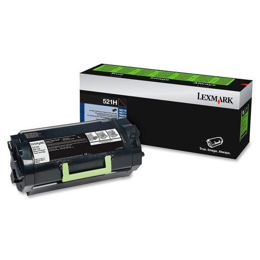 Lexmark 521H High Yield Return Program Black Toner Cartridge