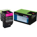 Lexmark 801SM Magenta Return Program Toner Cartridge, Standard Yield (80C1SM0)