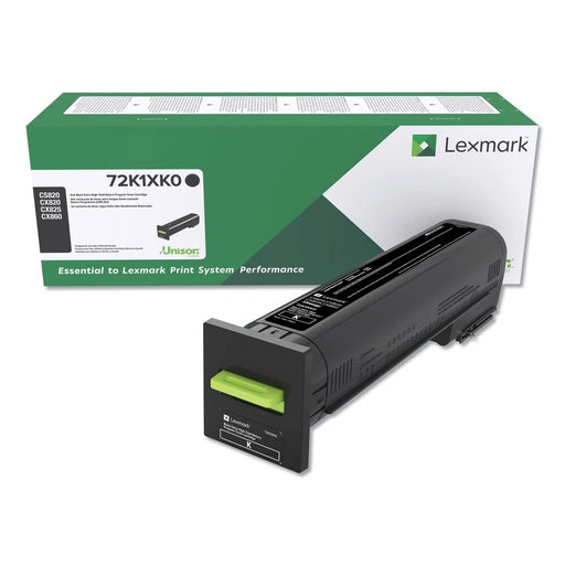 Lexmark 72K1XK0 Black Extra High Yield Return Program Toner Cartridge