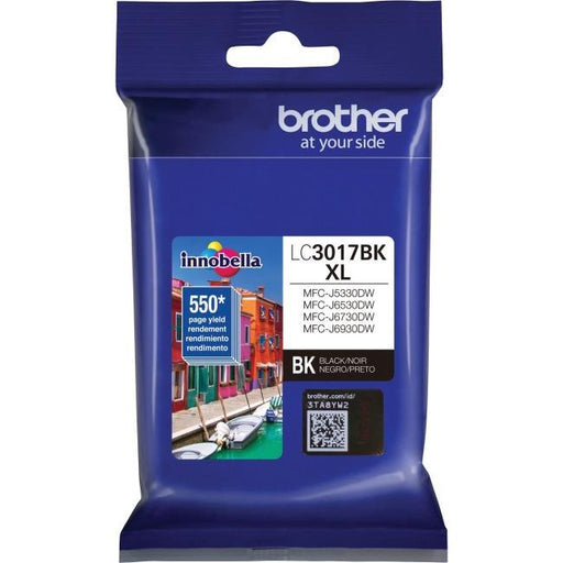 Brother LC3017 Black Ink Cartridge, High Yield (LC3017BKS)